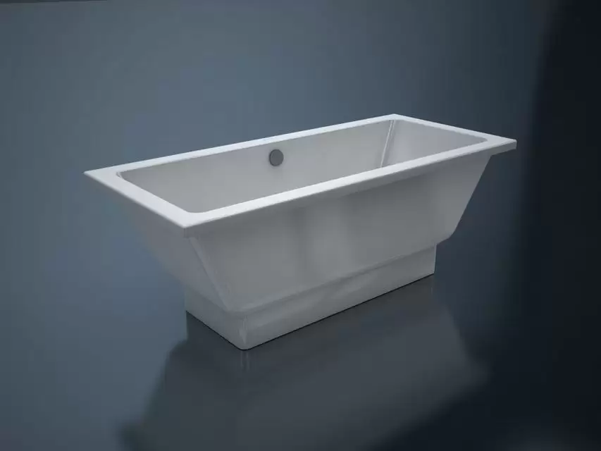 Белая ванна мраморная SUMATRA 1705x750