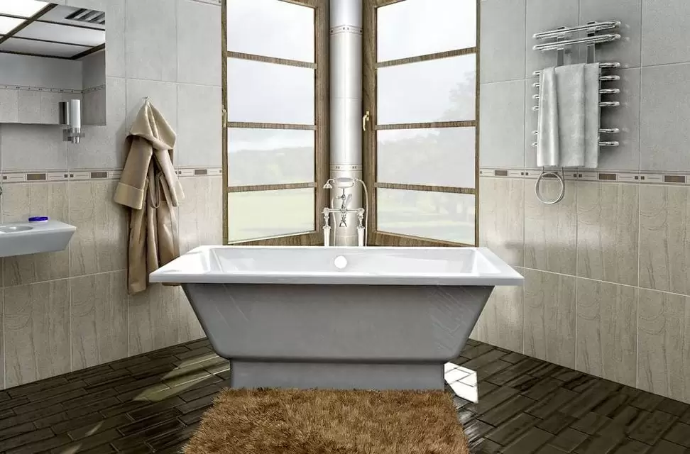 Белая ванна мраморная SUMATRA 1705x750