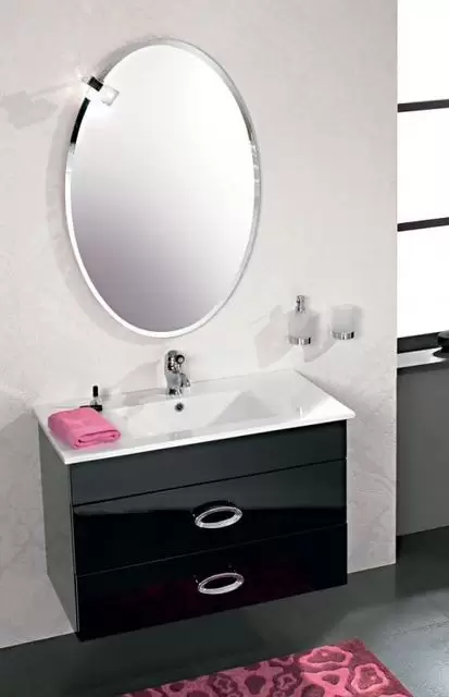 Тумба подвесная с 2 выдвижными ящиками ORCHIDEA OR90.07, 90x46x57, Laccato