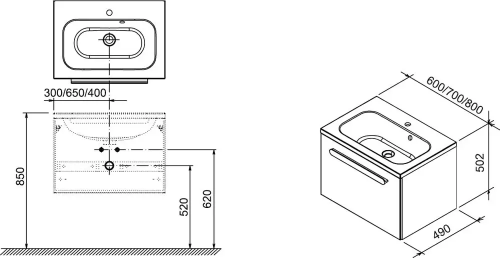 Комплект мебели Classic 700