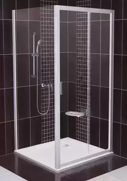 Душевая стенка Blix BLPS-100 белая + Грапе 9BHA0100ZG