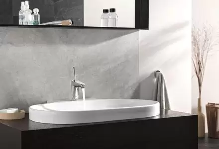 Смеситель для умывальника со сливным гарнитуром S-Size Eurodisc Joy 23425000
