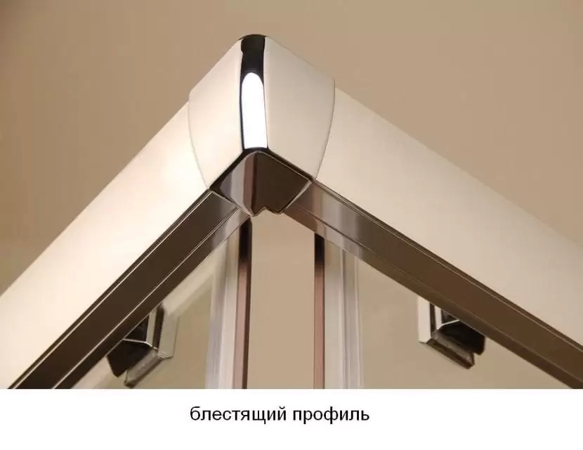 Уголок полукруглый MSRV4-80/80 блестящая+транспарент 1WV44C00Z1