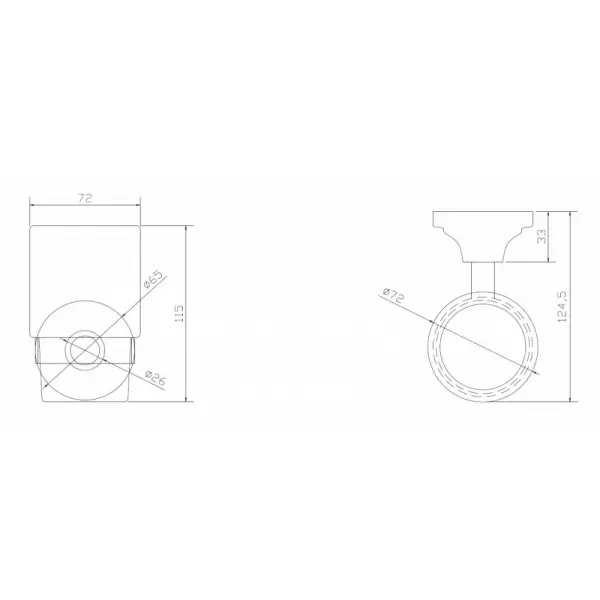Держатель стакана, стекло CRG-410