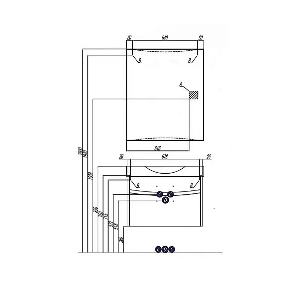Зеркало Инфинити 76 1A192202IF010