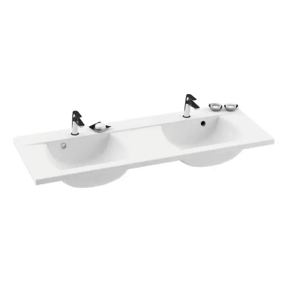 Тумба под умывальник SD-1300 CLASSIC каппучино/белая