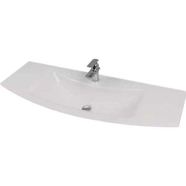 Тумба под умывальник Севилья 120 белый жемчуг 1A126501SEG30 с раковиной SEVIGLIA 120 12 1195*455