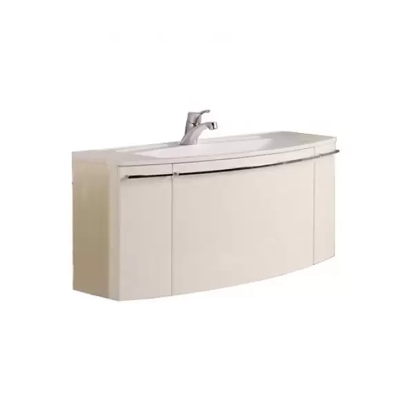 Тумба под умывальник Севилья 120 белый жемчуг 1A126501SEG30 с раковиной SEVIGLIA 120 12 1195*455