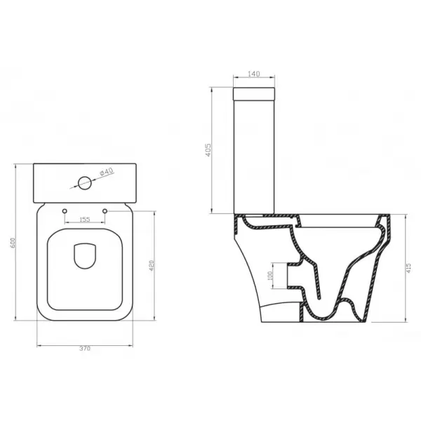 Бачок JANICE BB124T