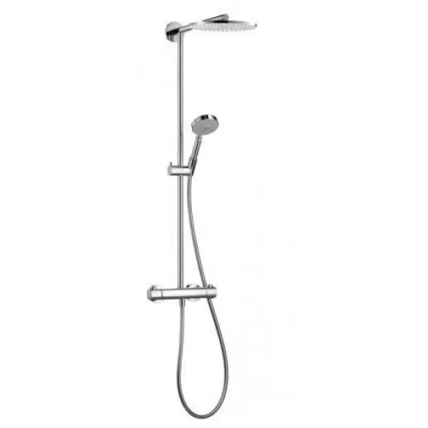 Душевая система XX Raindance S Showerpipe EcoSmart 180 мм держатель 460 мм ?’ НANSGROHE 27165000