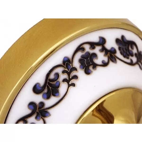 Полка стеклянная угловая Gold Bogema FX-78503AG