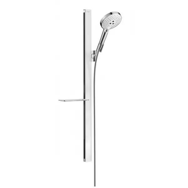 Душевой набор Raindance Select S 120 3jet / Unica' E 090 м EcoSmart 9 л/минбелый/хром HANSGROHE 27649400