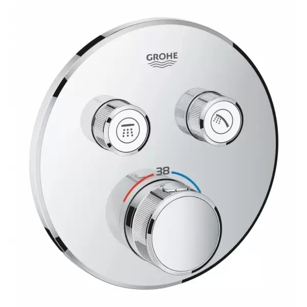 Смеситель для душа GROHTHERM SmartControl на 2 выход (хром) 29119000