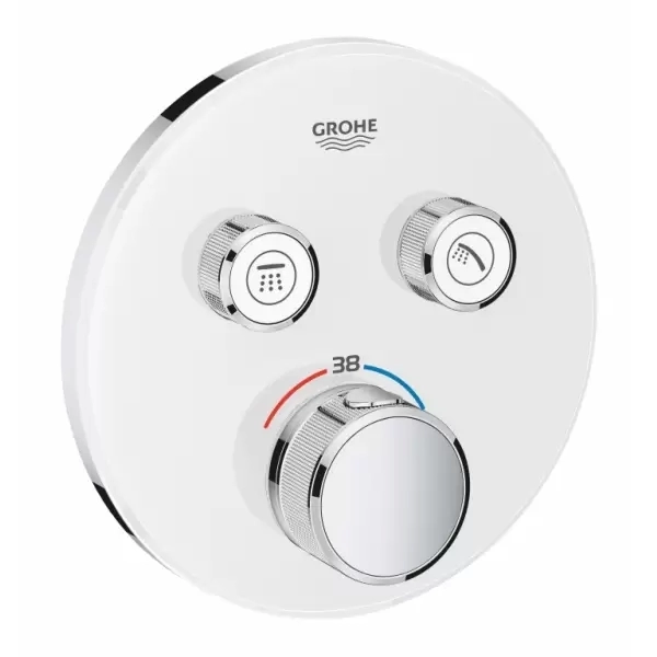 Смеситель для душа GROHTHERM SmartControl на 2 выхода (белый/хром) 29151LS0
