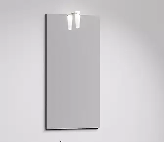 Панель с зеркалом и светильником AQWELLA Леон (Ln.02.04/V) (венге) 400*20*800