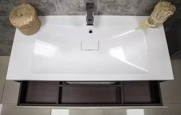 Тумба Уэльс 100 под раковину Брук Темный Шоколад 1A207901WAC30