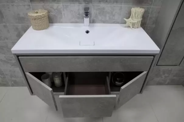 Тумба Уэльс 100 под раковину Брук Темный Шоколад 1A207901WAC30