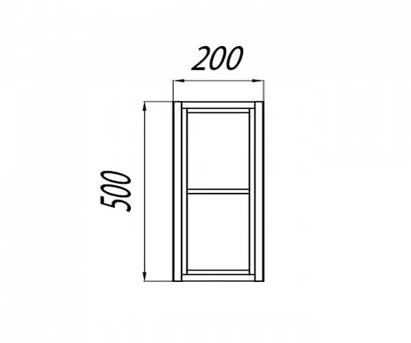 Комплект мебели Брук 100 дуб латте с зеркальным шкафом