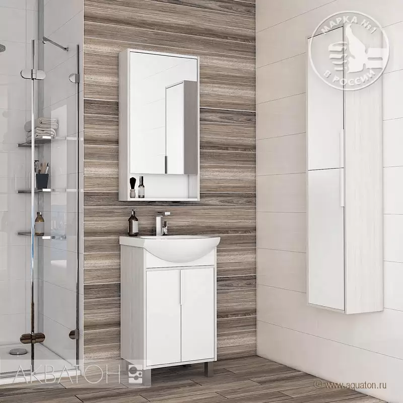 Комплект мебели Рико 50 с зеркальным шкафом