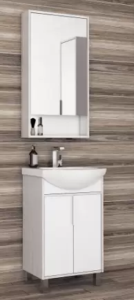 Комплект мебели Рико 50 с зеркальным шкафом