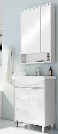 Комплект мебели Рико 65 с зеркальным шкафом