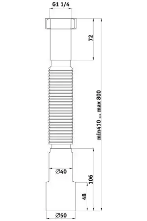 К-206 Гофра АНИ 1-1/4х40/50