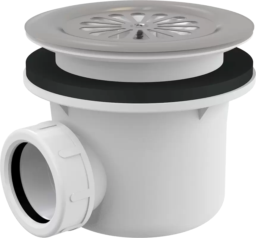 Сифон для душевого поддона с нержавеющей решеткой A48 ALCAPLAST