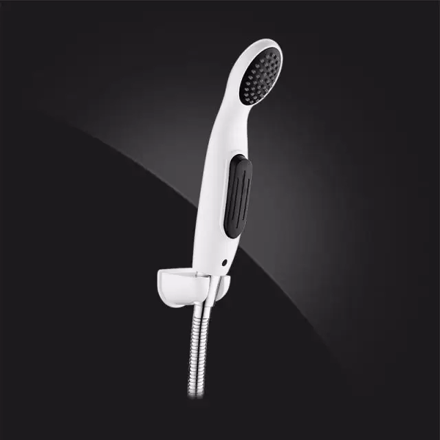 Набор для гигиенического душа с держателем и шлангом SHOWER RAILBR-05C-White Elghansa