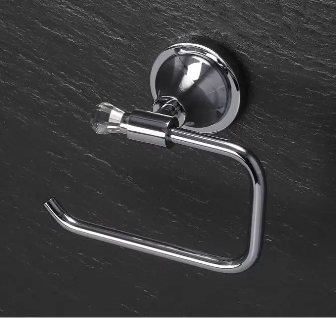 Бумагодержатель Crystal с крышкой SF-35010 FIXSEN