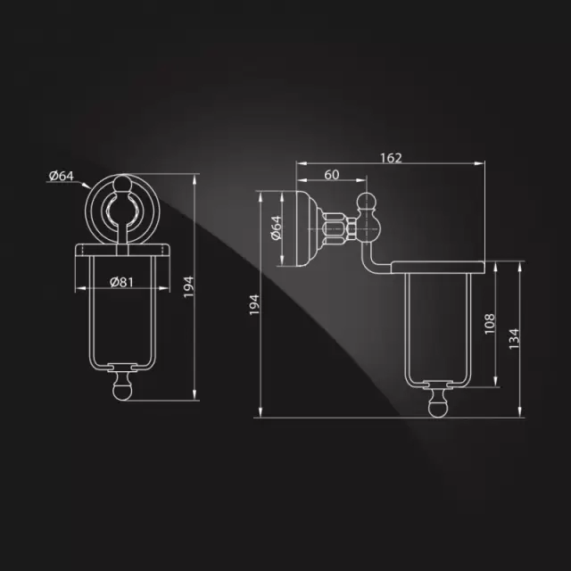 Держатель освежителя воздуха Elghansa PRK-860