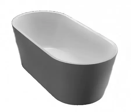 Ванна отдельностоящая 1700x800x600 BB71-1700-NERO Belbagno
