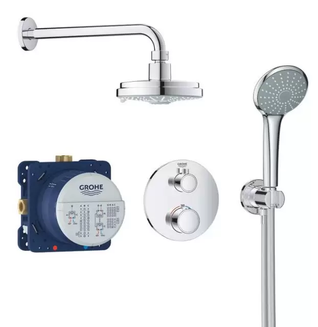 Набор Душ_THM круг,SmBox,в160+р.душ GRT 34735000 GROHE