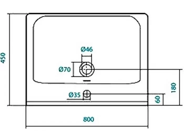 Умывальник Миранда-80 Акватон 1WH302251