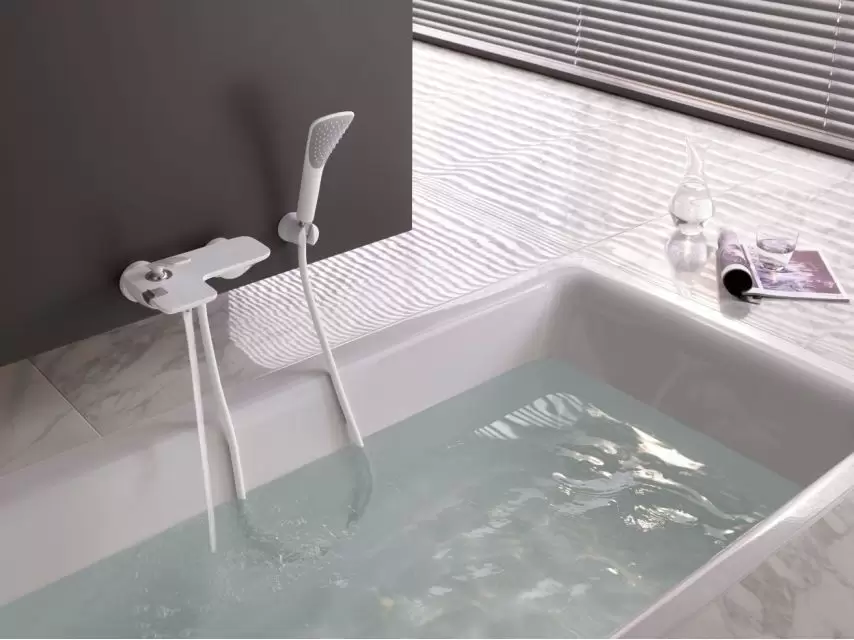 Душевой шланг SUPARAFLEX SILVER 1250 мм (белый/хром) 6107191-00 Kludi