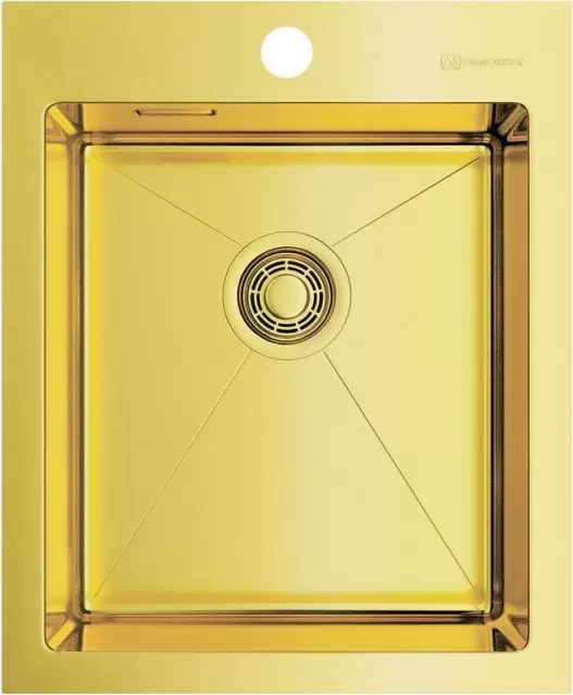 Мойка Akisame 41-LG нерж.сталь/светлое золото Omoikiri 4973080