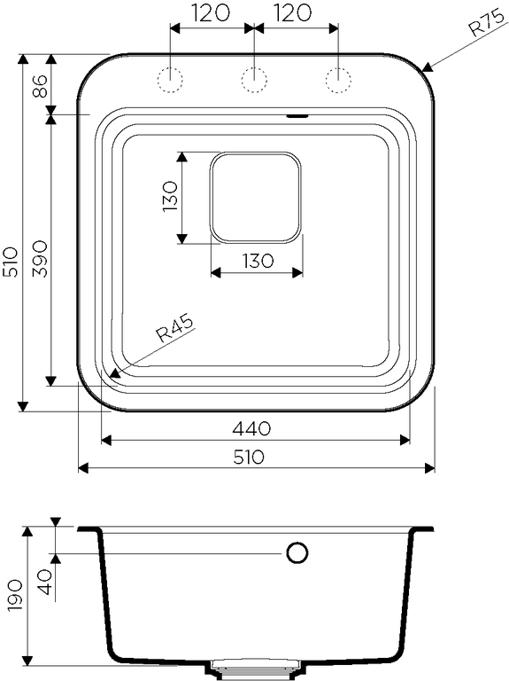 Мойка Tasogare-51-BE Artgranit/ваниль Omoikiri 4993736