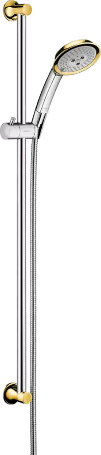 Душевой набор 100 3jet со штангой 90 см, хром/золото Raindance Classic 27841090 HANSGROHE