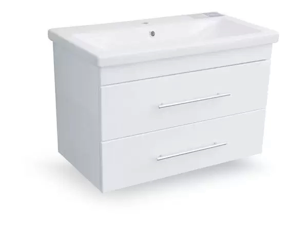 Комплект мебели подвесной Комо 60 с зеркальным шкафом Панда с подсветкой