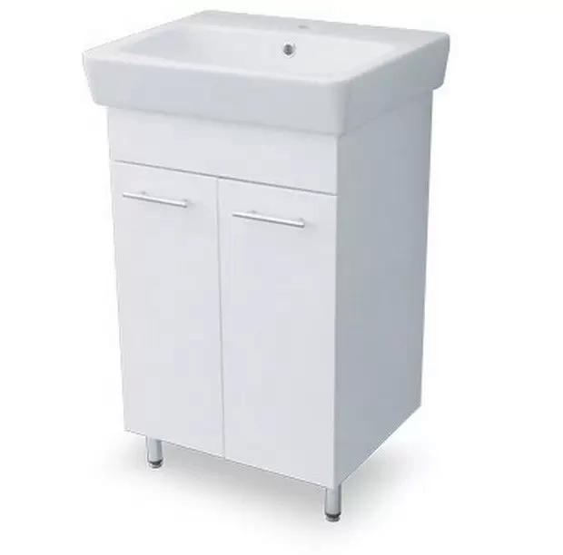 Комплект мебели напольный Нео-55 с зеркальным шкафом Мадрид