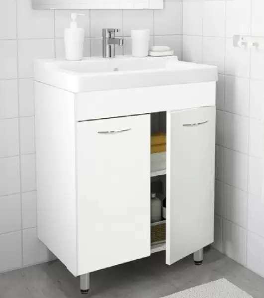 Комплект мебели напольный Нео-55 с зеркальным шкафом Николь с подсветкой