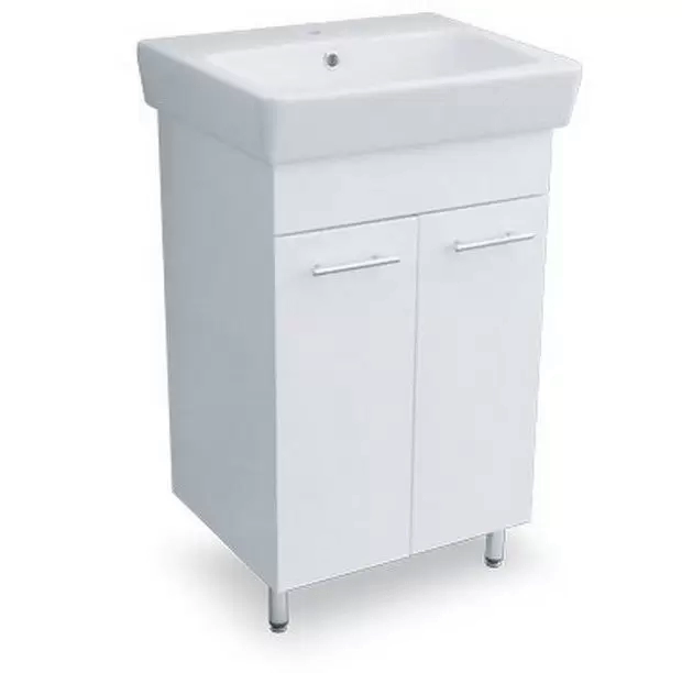 Комплект мебели напольный Нео-55 с зеркальным шкафом Виола