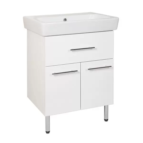 Комплект мебели напольный Нео-60 1 ящик с зеркальным шкафом Панда с подсветкой