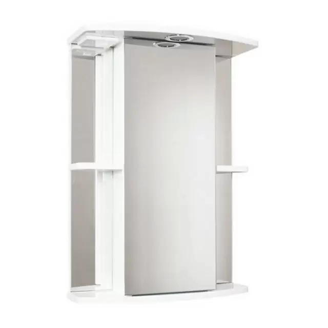 Комплект мебели напольный Уют-55 с зеркальным шкафом Мадрид с подсветкой