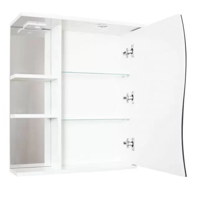 Комплект мебели напольный Эллада-60 с зеркальным шкафом Волна с подсветкой