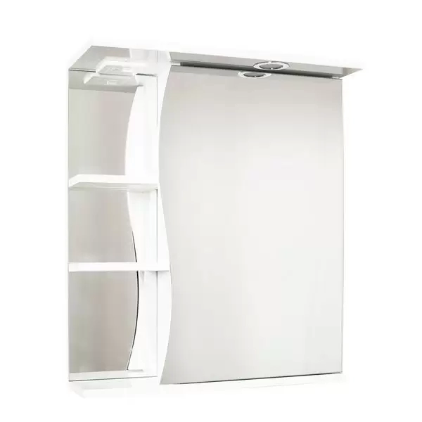 Комплект мебели напольный Эллада-60 с зеркальным шкафом Волна с подсветкой