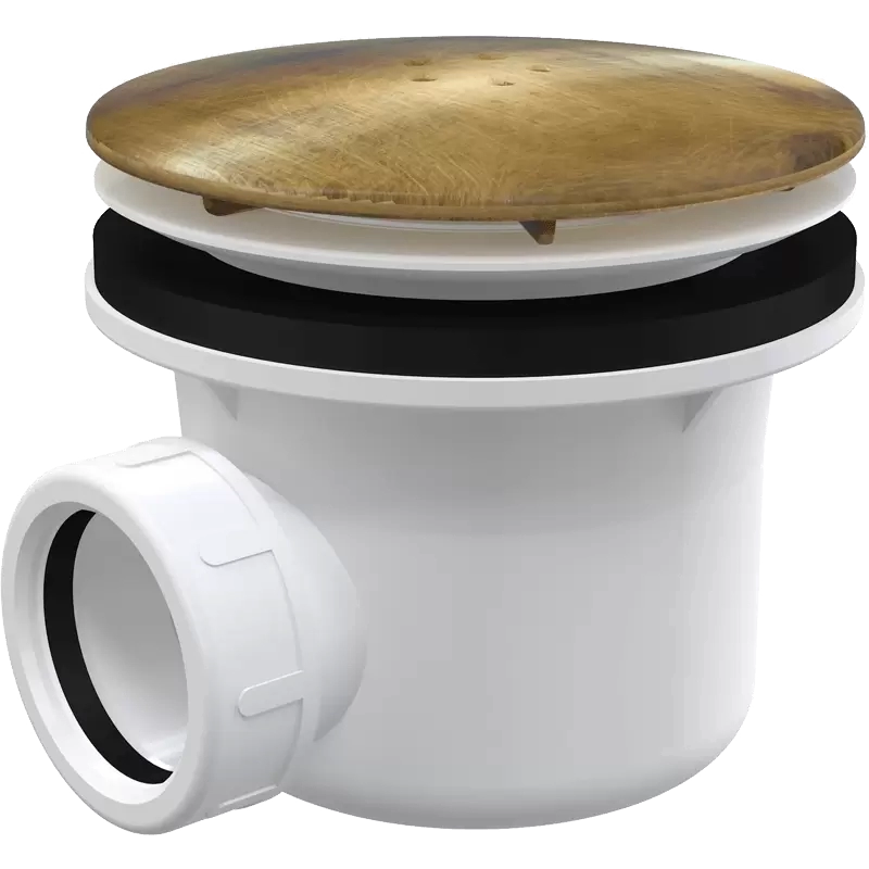 Сифон для душевого поддона, antic ( бронза) A49Antic ALCAPLAST