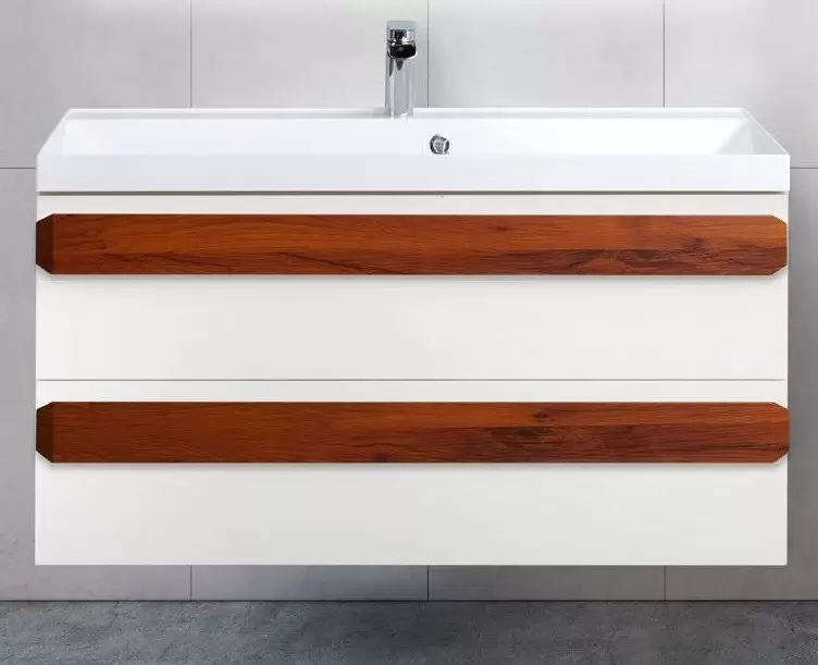 Мебельная ручка для базы Aurora, 994x80х8 мм Rovere Ciliegio AURORA-MANIGLIA-1000-RC Belbagno