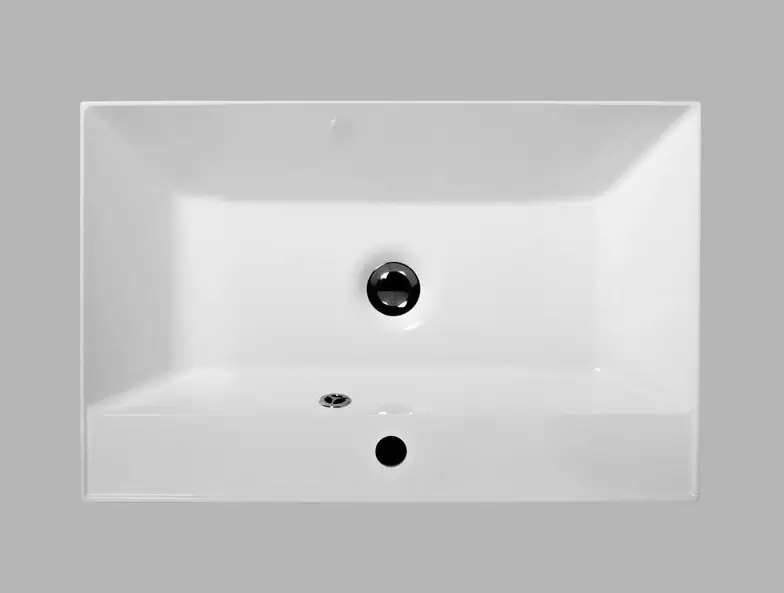 Раковина из искусственного мрамора 700х450х154 мм BB700/450-LV-MR-AST Belbagno