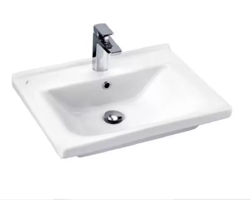 Комплект мебели Флай 60 белый/дуб крафт с ножками Акватон