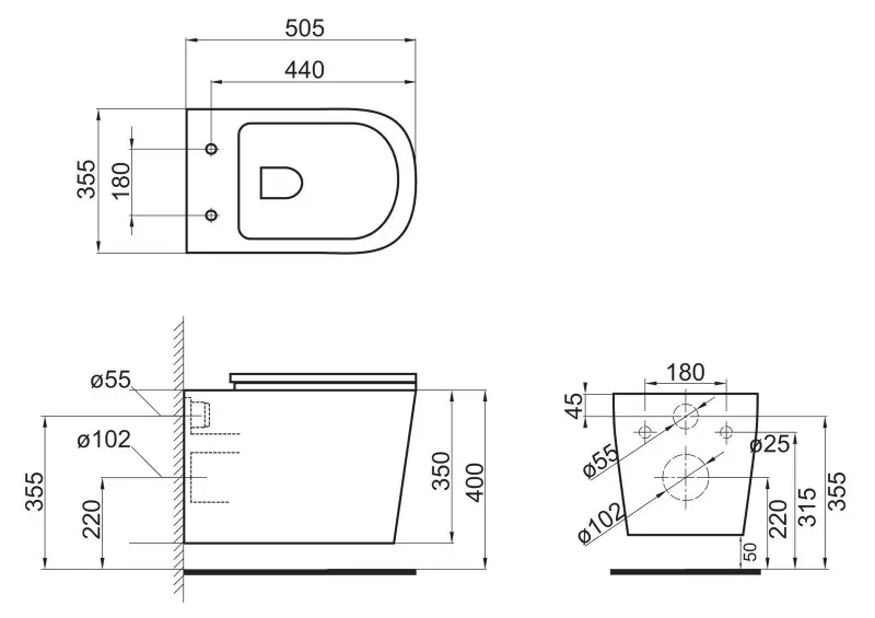 Сиденье, быстросъемное, дюропласт, soft close, металлическое крепление BB132SC BelBagno